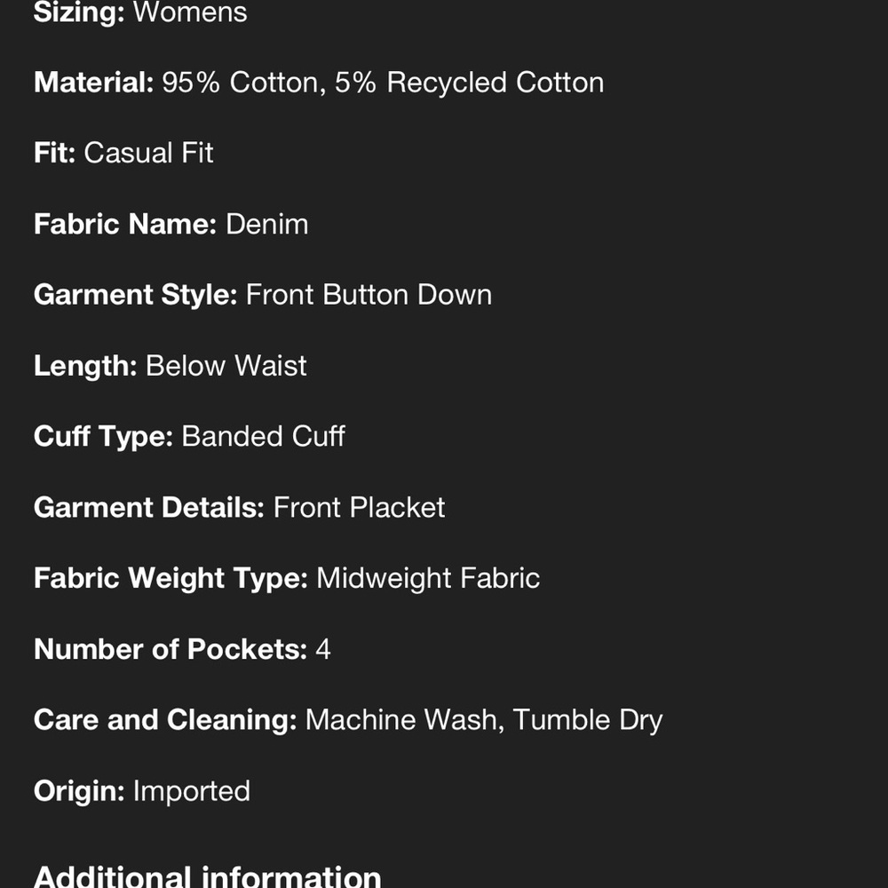 KBB by KAHLANA Women’s Denim Jacket- Size  XL - Picture 4 of 8